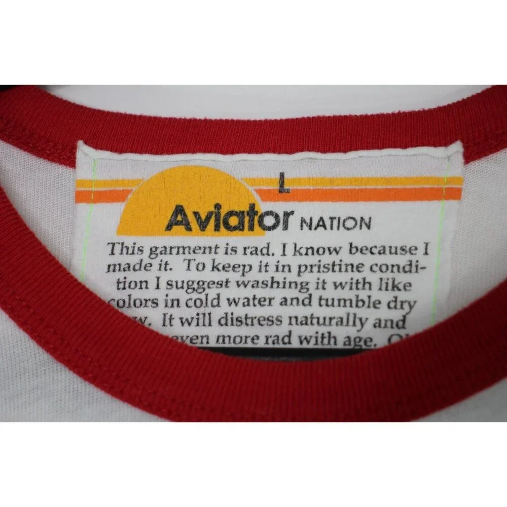 Aviator Nation Mens Large ACL Austin City Limits Music Festival T-Shirt B1079 - Picture 4 of 6